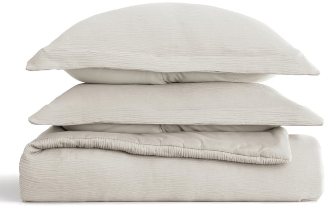 Cloud Weave Gauze 3-Pc. Comforter Set, King/ California King