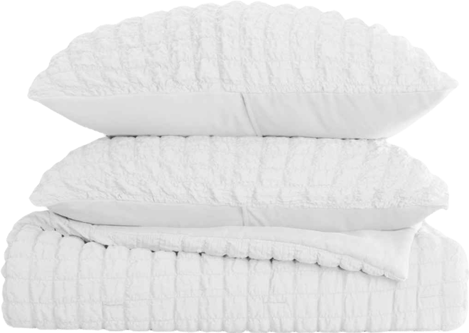 Textured Seersucker Box 3-Pc. Comforter Set, Twin/Twin Xl
