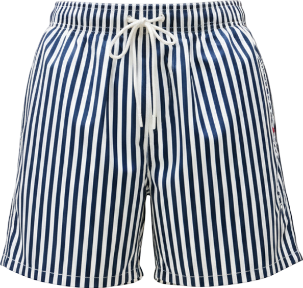 Men's Medium Length Drawstring 5" Swim Trunks