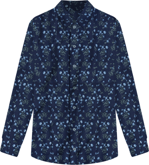 Men's Tossed Bouquet Print Dress Shirt, Macy's Exclusive