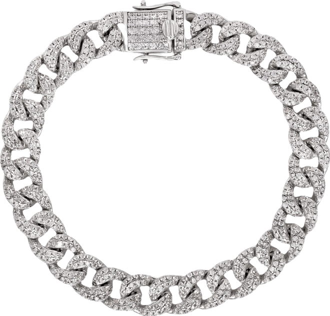 Men's 8 mm Havana Cuban Link Bracelet