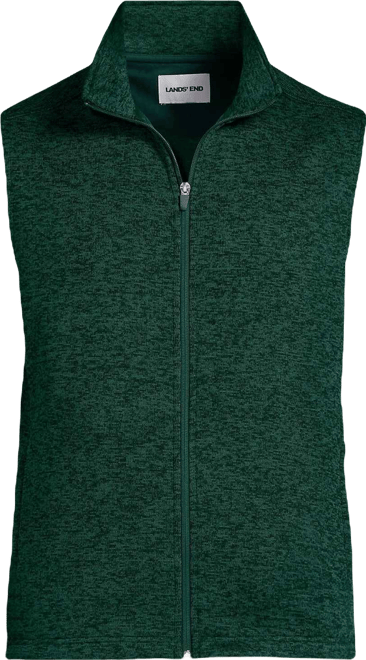 Men's School Uniform Unisex Sweater Fleece Zip Front Vest