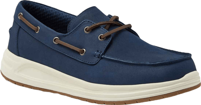 Men's Comfort Leather Slip On Boat Shoes