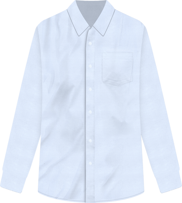 Stretch Oxford Stripe Mens Big and Tall Long Sleeve Dress Shirt