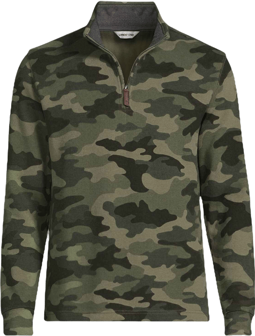 Big & Tall Bedford Rib Casual Quarter Zip Sweater