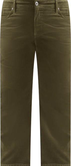 Plus Size High-Rise Straight-Leg Corduroy Pants, Macy's Exclusive