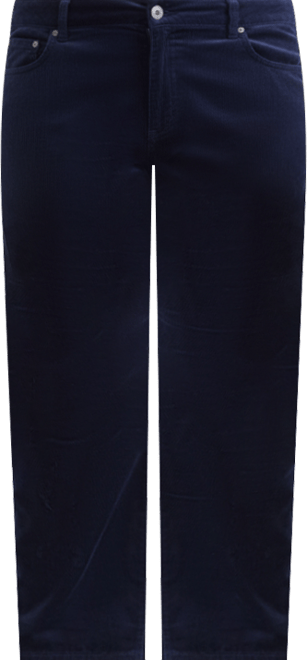 Plus Size High-Rise Straight-Leg Corduroy Pants, Macy's Exclusive