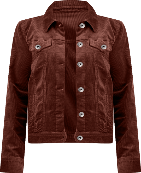 Plus Size Corduroy Button-Front Jacket, Macy's Exclusive