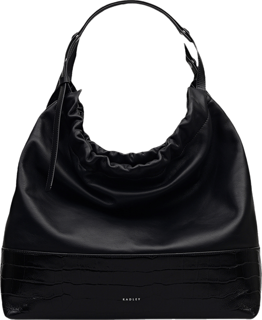The Portobello Large Leather Drawstring Shoulder Bag