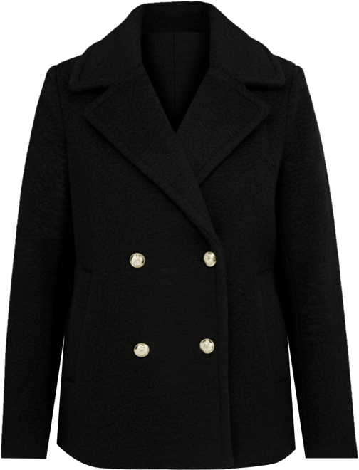 Women's Boucle Pea Coat