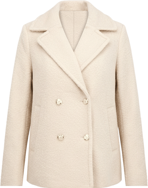 Women's Boucle Pea Coat