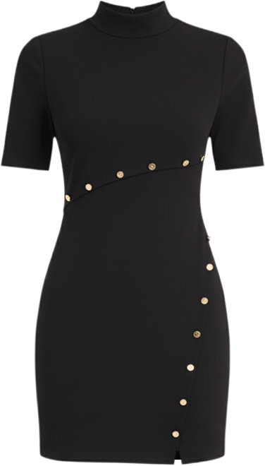 Women's Mock Neck Mini Dress