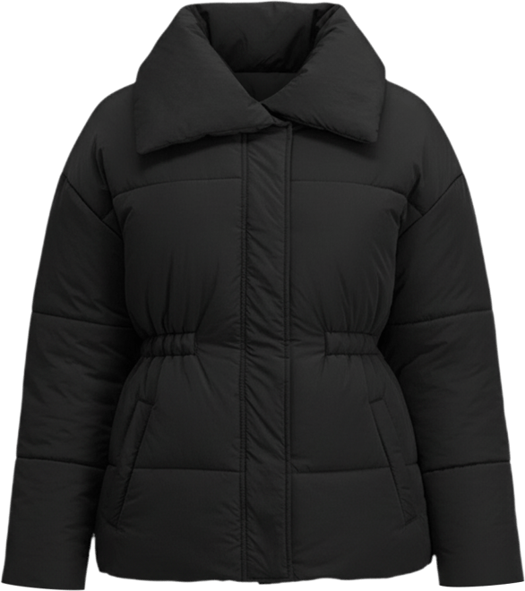 Cinched Waist Puffer