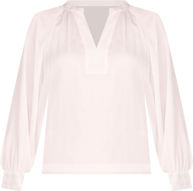 Women's V-Neck Long Sleeve Top