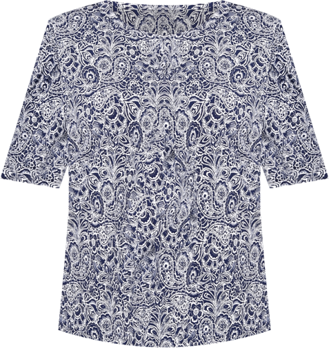 Plus Size Short Sleeve Crew Neck Top