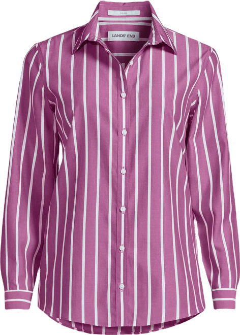Women's No Iron Button Front Shirt