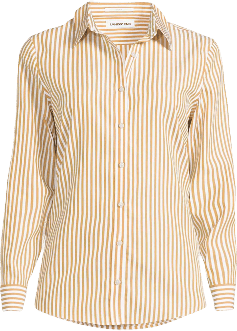 Women's No Iron Button Front Shirt