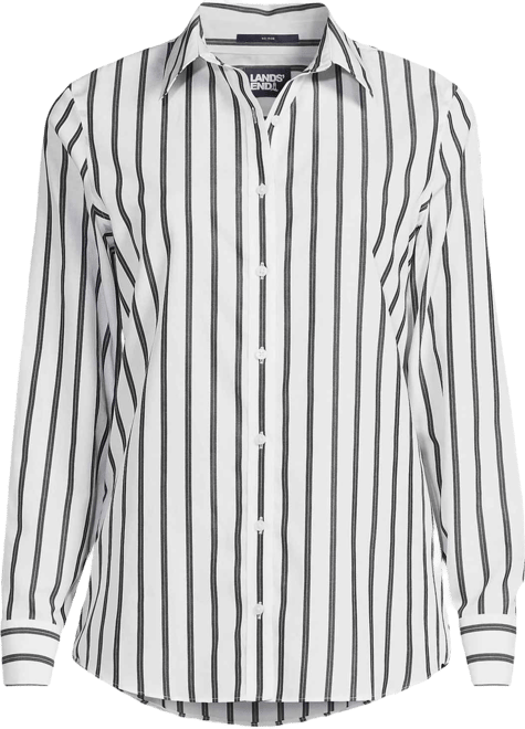 Women's No Iron Button Front Shirt