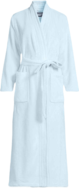 Plus Size Cozy Plush Long Wrap Robe