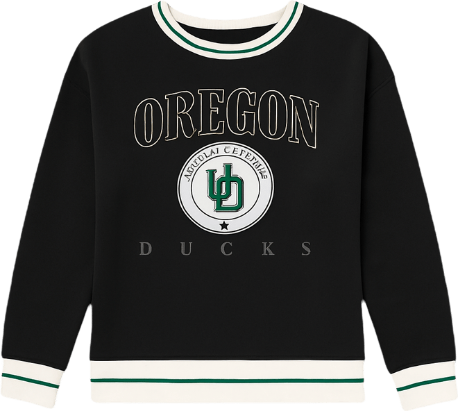 Women'sBlack Oregon Ducks Seal Sweatshirt