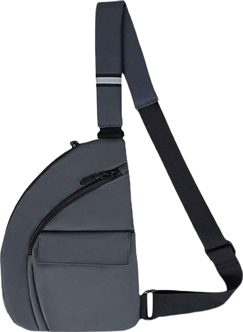 Anti Theft Travel Bag, Crossbody Bags Chest Sling Bag Purses for Women Men Black Right