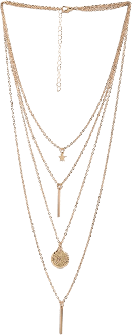 Women's Swirl Layered Necklace