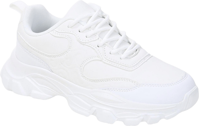 Lidia Mixed Material Sneakers