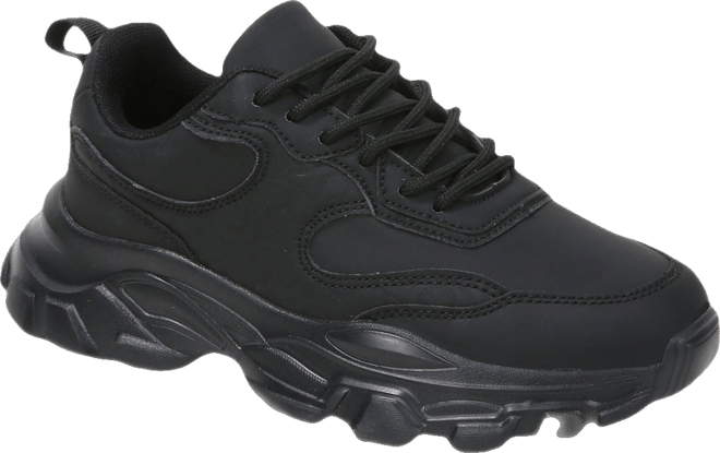 Lidia Mixed Material Sneakers