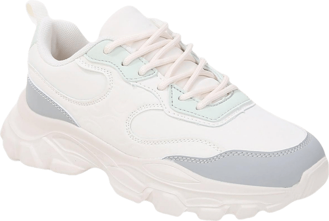 Lidia Mixed Material Sneakers