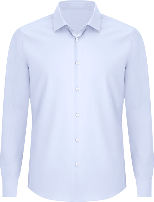 Men's Long Sleeve 4-Way Geo Print Dress Shirt