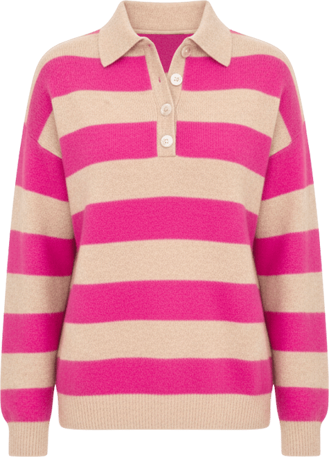 Women's Striped Rugby Sweater, Macy's Exclusive