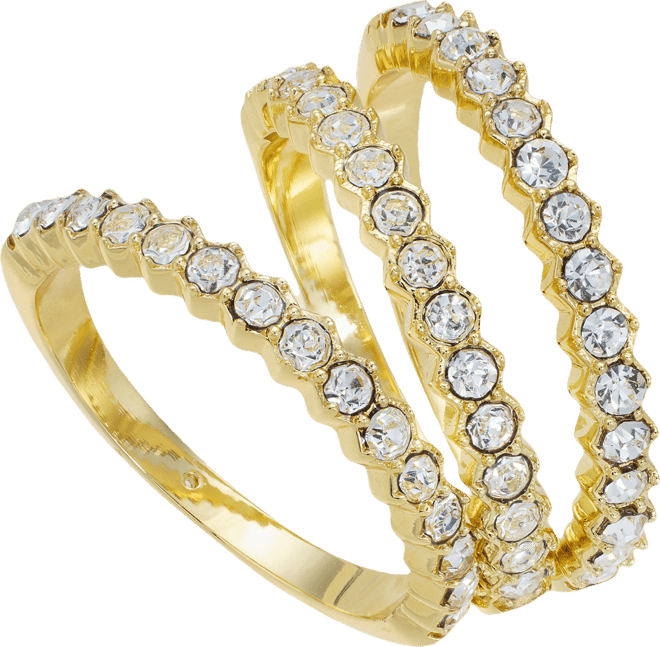 3-Pc. Set Pave Band Rings, Macy's Exclusive
