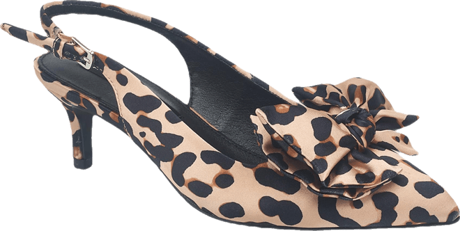 Ladies Quinnbow Slingback Kitten Heel