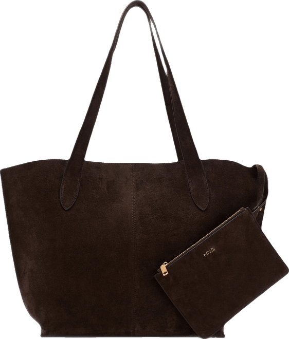 Women's Suede Shopper Bag