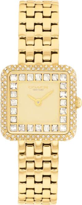 Women's Cass Gold Tone Stainless Steel Bracelet Watch 24mm