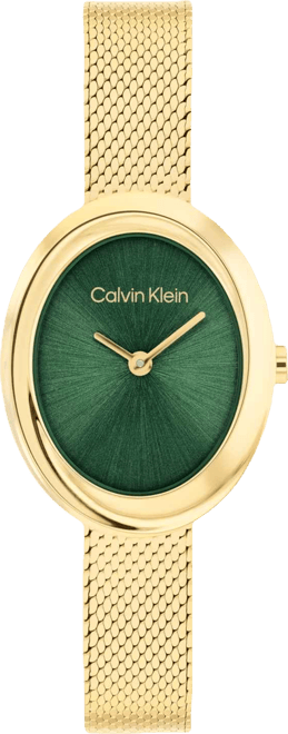 Women's Twisted Bezel Gold Tone Stainless Steel Bracelet Watch, 24mm