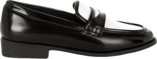 Bugle Duo Tone Penny Loafers Women