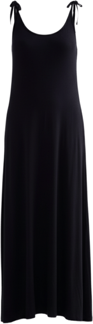 Women's Shoulder Tie-Detail Maxi Dress