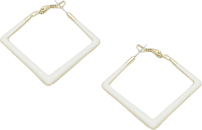 Geometric Hoop Earrings