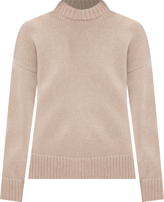 Sandstone Genevieve Cashmere Wool Blend Crewneck Sweater