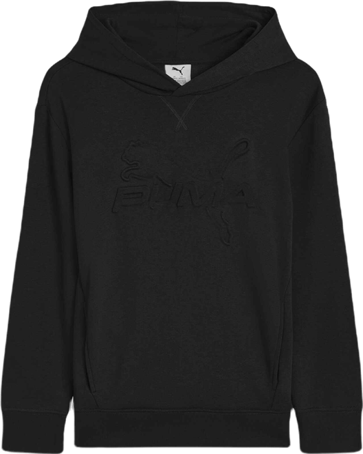 PUMA Essentials Embossed Big Cotton Fleece Hoodie, Kids