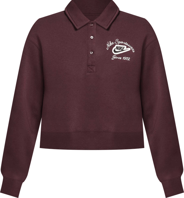 ナイキ スポーツウェア フェニックス フリース ウィメンズ ルーズカラー プルオーバー トップ