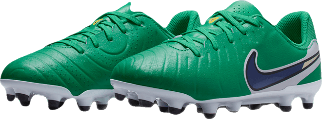 Nike Jr. Tiempo Legend 10 Academy LV8 Tacos de fútbol para terrenos múltiples de corte low para niños grandes