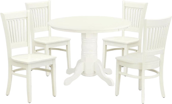 5-Pc dining room table Set- 4 Dining Chairs and Dining Room Table