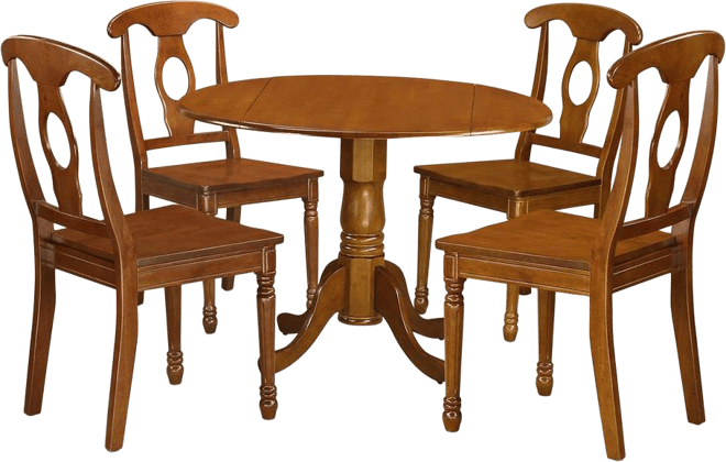 5 Pc Kitchen nook Dining set-breakfast nook and 4 dinette Chairs