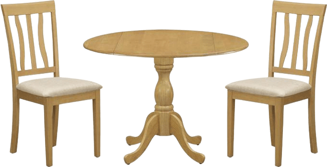 3 Piece Kitchen Dining Table Set