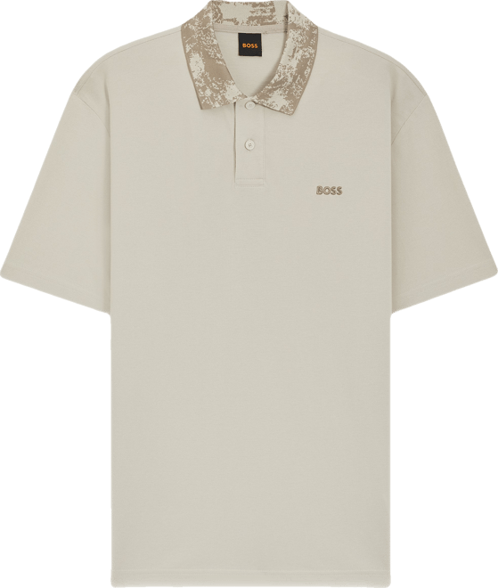 Boss by  Men's Cotton Pique Relaxed-Fit Polo Shirt