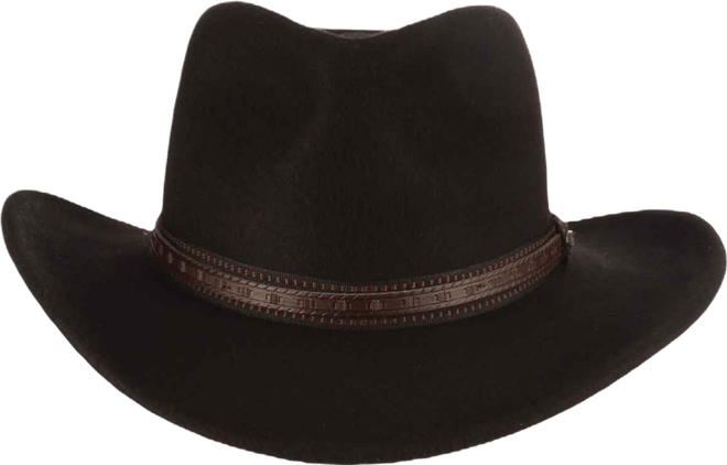 Men's Felt Outback Overlay Hat