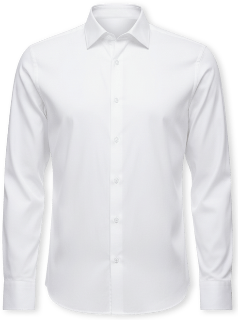 Men's Four Way Stretch Geo Print Button Down Dress Shirt