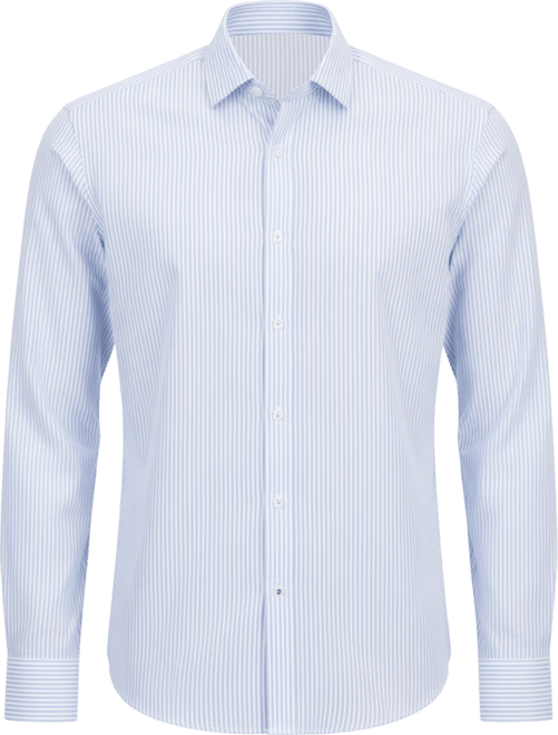 Men's Four Way Stretch Geo Print Button Down Dress Shirt
